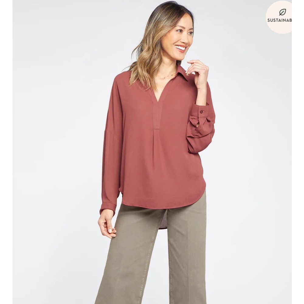 NYDJ Becky Blouse, Size M